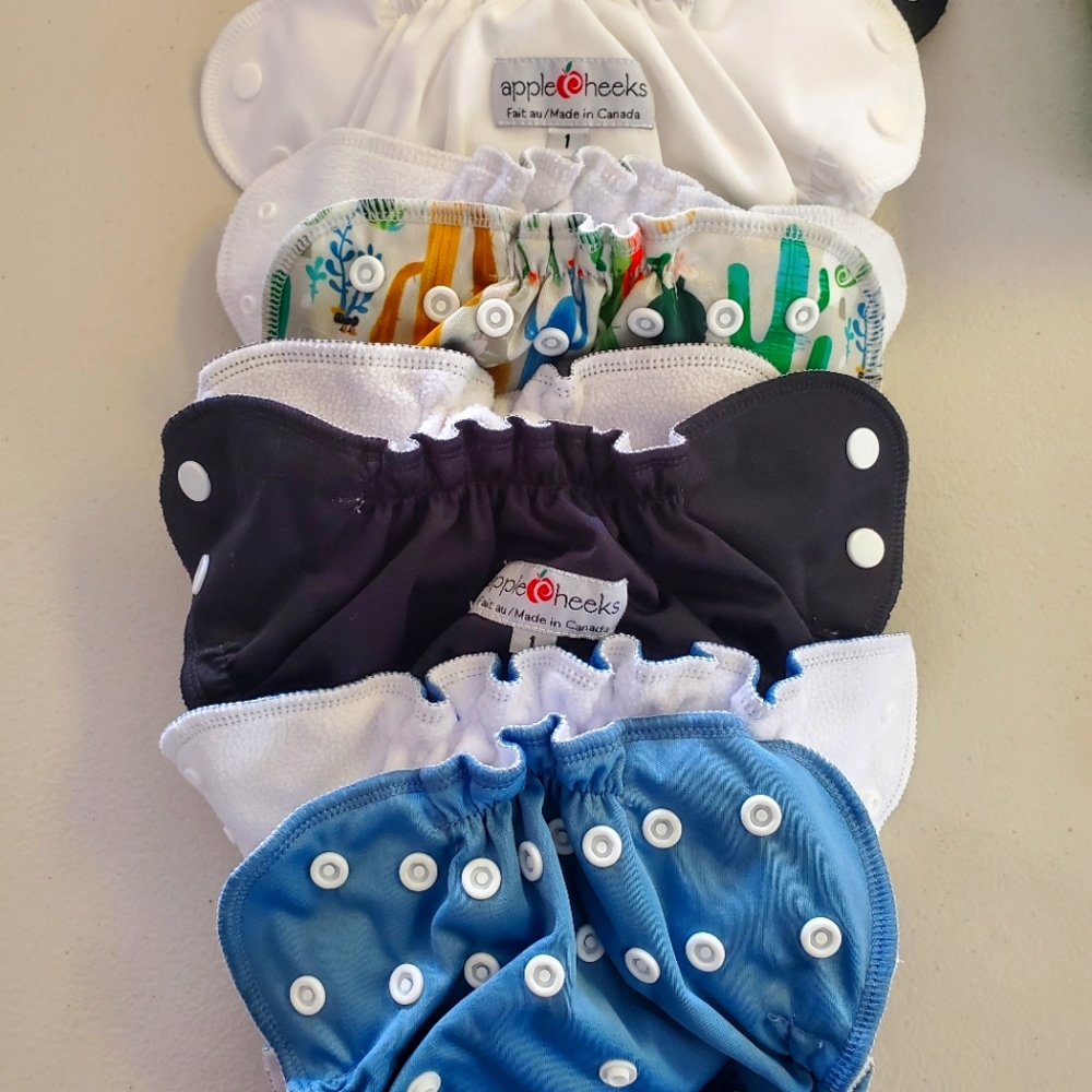 Lot of Applebottom Cloth Diapers